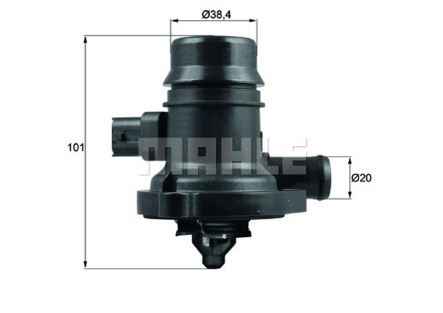 TERMOSTAT 103C KOMPLE ASTRA J - CORSA D - INSIGNIA 11 ZAFIRA 11 AVEO 13 CRUZE 12 1.4