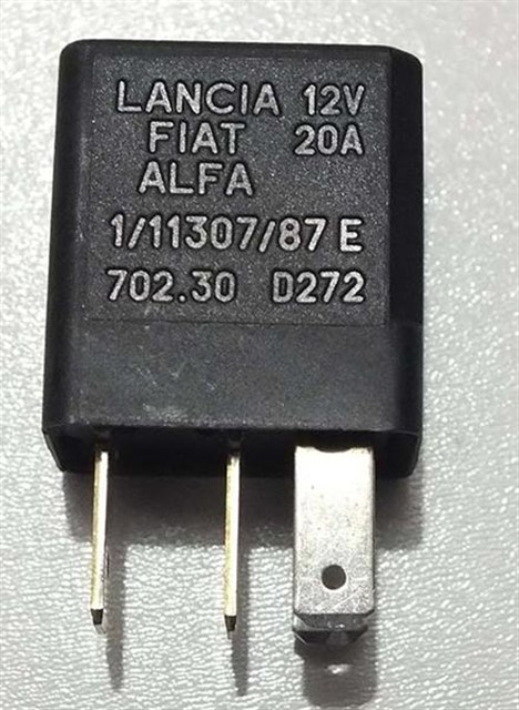 0603010 MICRO ROLE 12V 20 AMPER 4 FISLI SIYAH