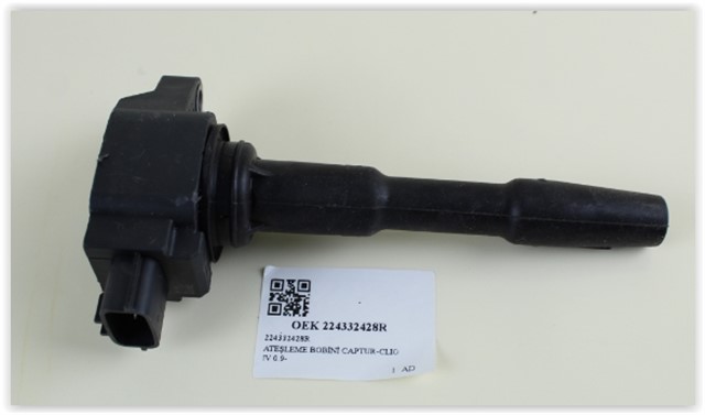 ATESLEME BOBINI RENAULT CAPTUR I 13 CLIO IV 12 KADJAR 15 MEGANE IV 15 DACIA SANDERO II 12 LOGAN II 12 NISSAN QASHQAI II 13 PULSAR 14 JUKE 10 0.9 TCE H4B 1.2 TCE H5F