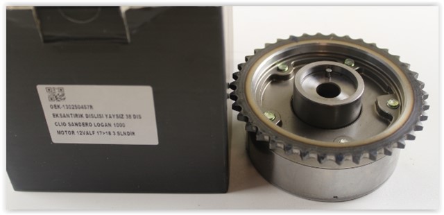 EKSANTRIK DISLISI EMME YAYSIZ CLO 5 SYMBOL - CAPTUR - JOY - SANDERO 2 - LOGAN 2 1.0 12V 38 DIS ACI KAYDIRICI KASNAK / VVT KASNAGI