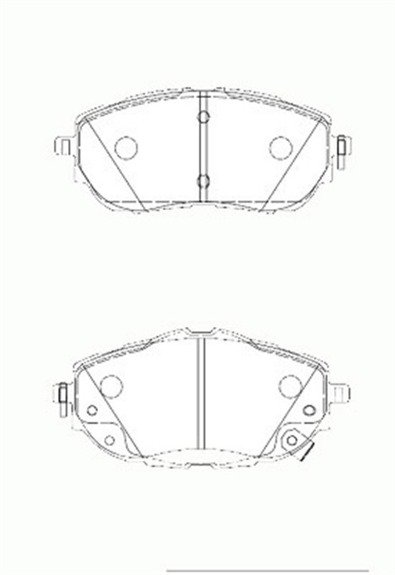 ON BALATA AURIS NZE18 - ZRE18 COROLLA SEDAN 1.6 VVTI - 1.33 - 1.6 - 1.8 VVTI - 1.4 D4D 12 X