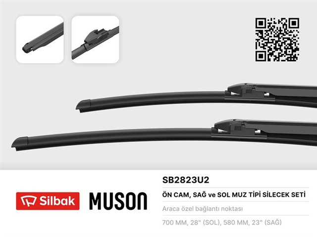 SILECEK SUPURGESI 700/580MM MUZ TIPI CIVI SEDAN FD 01/06 - 12/07 - CIVI HATCHBACK EU FK/FN 01/0 6 - 12/11
