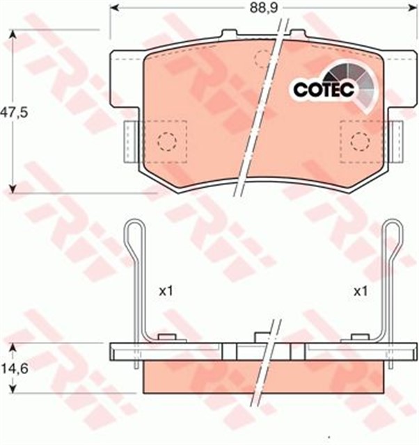 ARKA BALATA CIVIC VII 01 - 05 - CIVIC VIII 05 ACCORD VII 98 - 02 - ACCORD VIII 06 600 ROVER