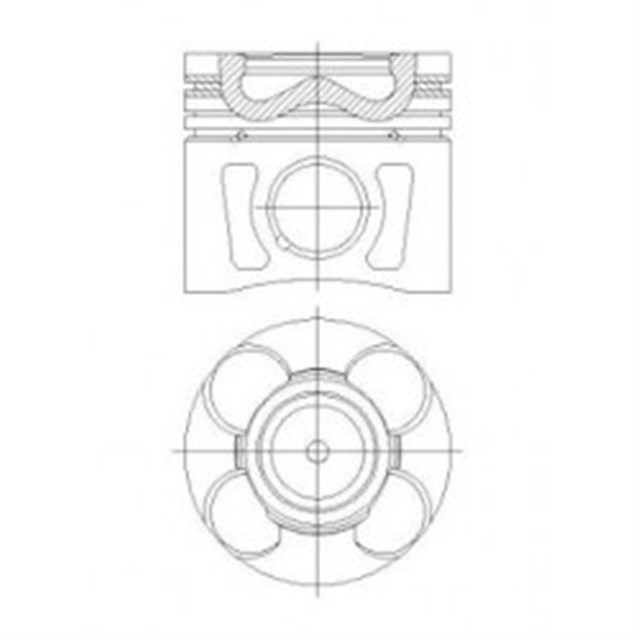 MOTOR PISTON SEGMAN DOBLO - FIORINO - LINEA - GRANDE PUNTO - ASTRA 1.3 CDTI 16V 0.40 EURO5 69.60 MM