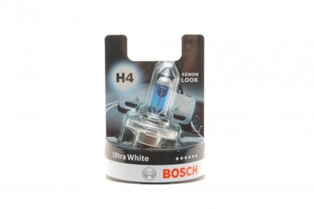 AMPUL ULTRA WHITE 5000K H4 12 V 60/55 W P43T