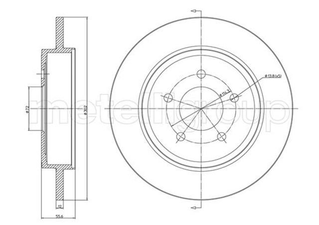 FREN AYNASI FORD EUROPE MAVERICK II : 2.0 16V. FWD;2.3 16V;3.0 24V