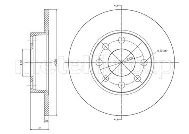 FREN DISKI ON CORSA A 1982 - 1993 - KADETT D 1979 - 1984 - KADETT E 1984 - 1994