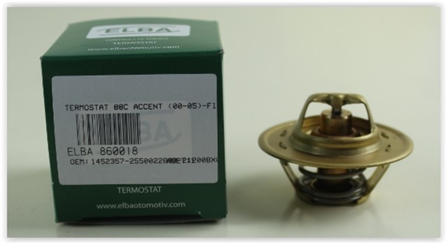 TERMOSTAT 88C ACCENT 00 - 05 - FIESTA 89 - 95 - GETZ 02 - 05 - MICRA 03 - 10 - NOTE 06 1.3 - 1.5 - 1.4