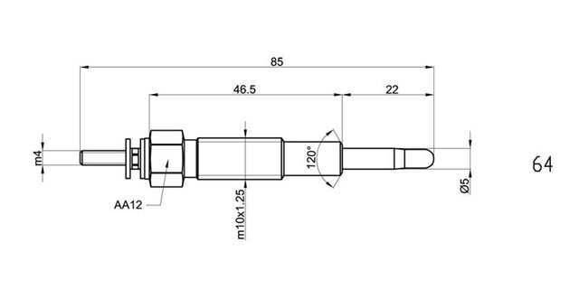 KIZDIRMA BUJISI Y - 701J FORD RANGER 2.5 - KIA SPORTAGE 2.0 - MAZDA 2.5D 4WD YM - VITARA 2.0 TD