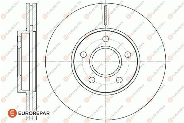 ON FREN DISK AYNASI CONNECT 1.8TDCI 02 13 ABS LI 278X24X5DL HAVALI