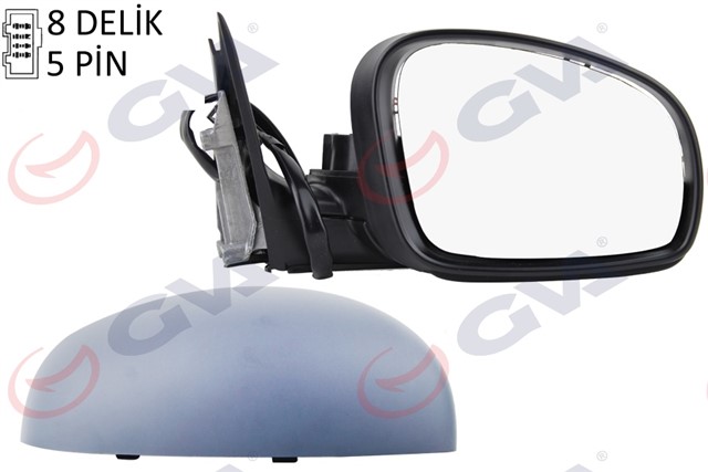 DIS DIKIZ AYNASI SAG FABIA 07 ELEKTRIKLI ISITMALI ASTARLI KONVEKS 5 FIS VM - 607EHPR