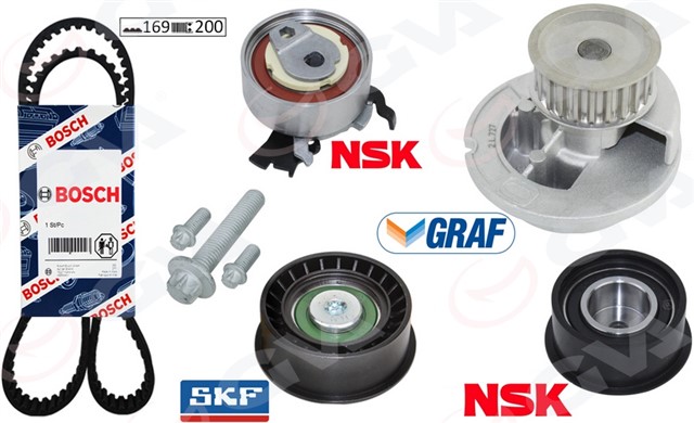 DEVIRDAIMLI EKSANTRIK GERGI KITI ASTRA F - CORSA B - VECTRA B 1.4I - 1.6I - 1.8I 16V X14XE - X16XEL - X18XE