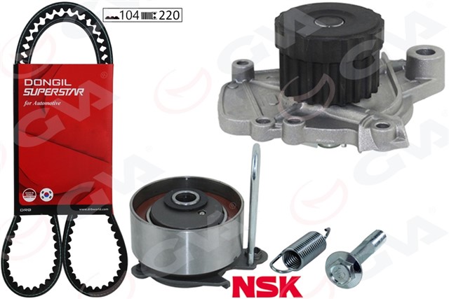 DEVIRDAIMLI EKSANTRIK GERGI KITI 104X220 CIVIC VI 1.6 IE - 1.7 IE 01 - 05 KTB780