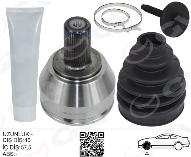 ON AKS KAFASI DIS SAG - SOL MONDEO IV 07 14 S MAX GALAXY 06 15 1.6TDCI - 2.0TDCI VOLVO V60 I T5 13 18 V70 III D3 - D4 10 15 XC60 I D3 - D4 09 14