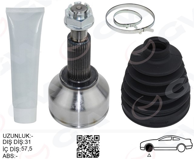 ON AKS KAFASI DIS SAG - SOL CUSTOM 2.2TDCI - 2.0 ECOBLUE 12