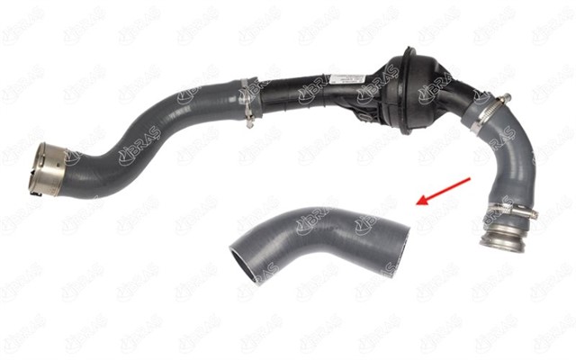 TURBO HORTUMU PLASTIK BORU HARIC OK ILE GOSTERILEN KUCUK HORTUM DACIA DOKKER 12