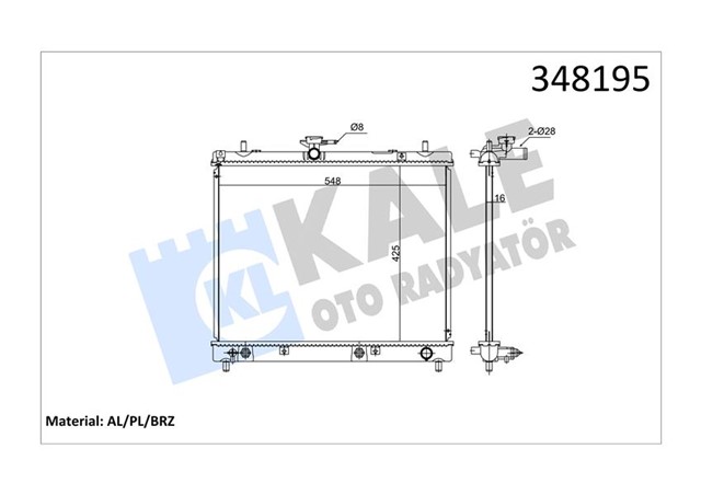 RADYATOR AL/PL/BRZ TERIOS AT