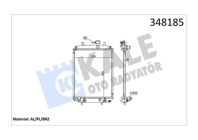 RADYATOR AL/PL/BRZ CUORE - CUORE VI AT 1.0 03