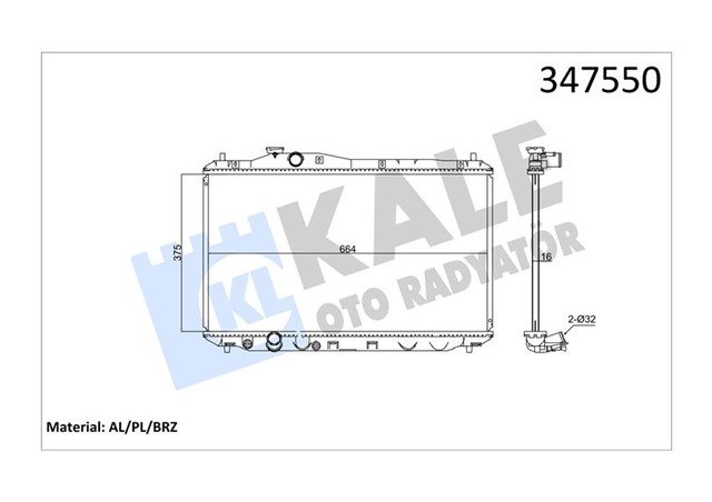 RADYATOR AL/PL/BRZ CIVIC IX MT