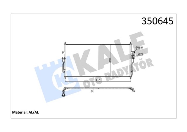 KONDENSER AL/PL/BRZ ALMERA II