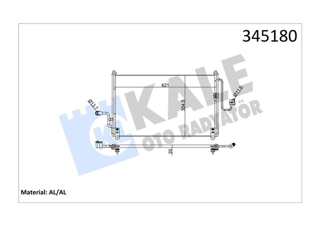 KONDENSER AL/AL NUBIRA
