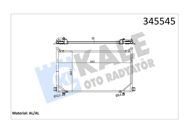 KONDENSER AL/AL MAVERICK - TERRANO II