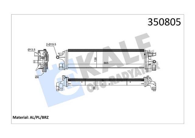 TURBO RADYATORU FORD FOCUS III 1.5 ECOBOOST 14 AT MT KLIMALI KLIMASIZ