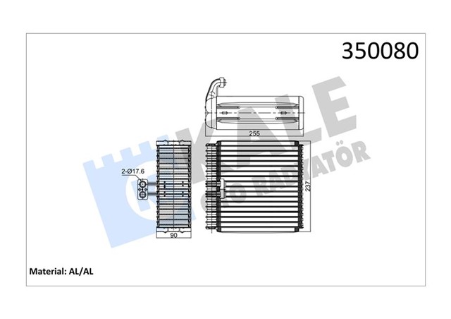EVAPORATOR COROLLA