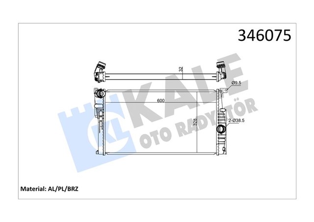 MOTOR SU RADYATORU BMW N13 N47 N B37 B47 F20 F30 F32 F34 I3