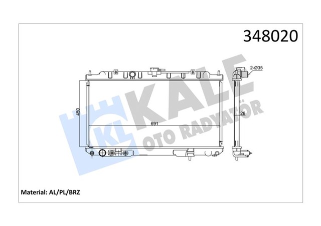 RADYATOR AL/PL/BRZ X - TRAIL AT