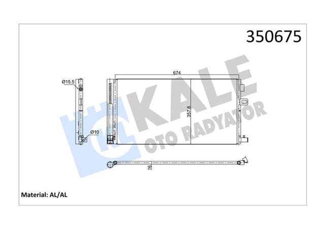 KONDENSER AL/AL FLUENCE 1.6 16V 08