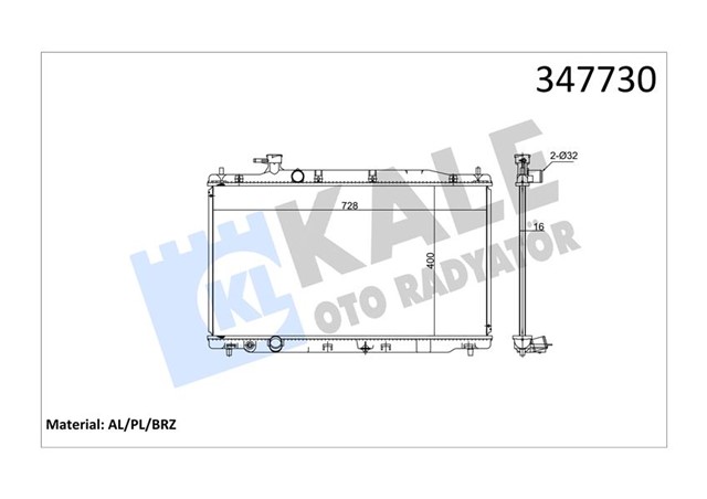 RADYATOR AL/PL/BRZ CR - V III MT