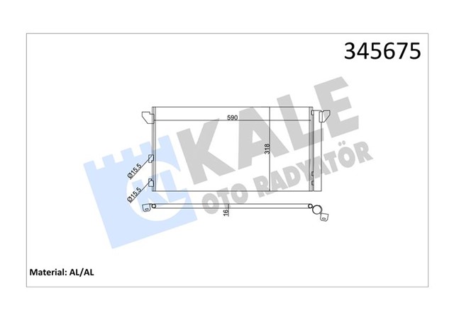 KONDENSER AL/AL PANDA