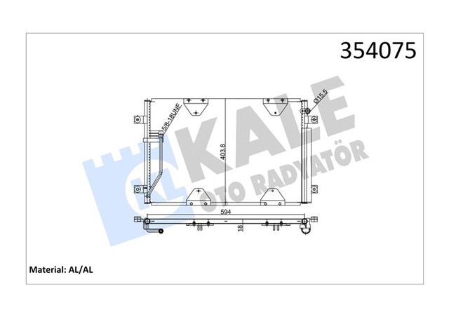 KONDENSER AL/AL GRAND VITARA