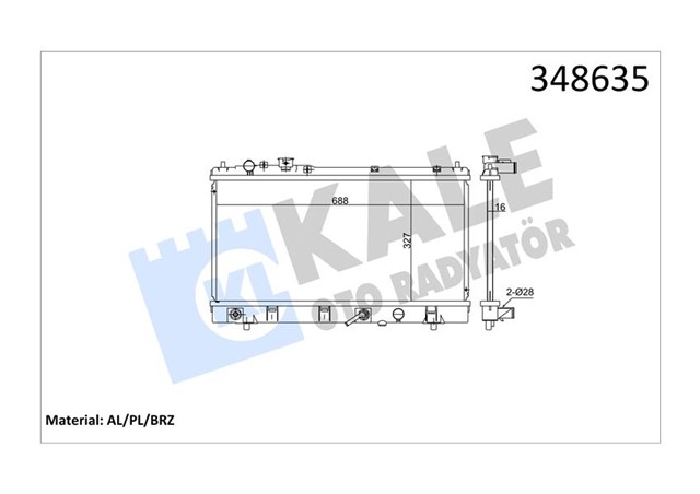 RADYATOR MAZDA 323 2000 2003