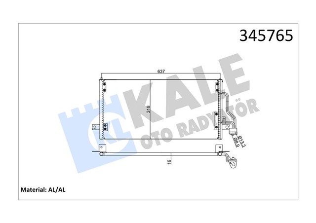 KONDENSER AL/AL COLT IV - LANCER V