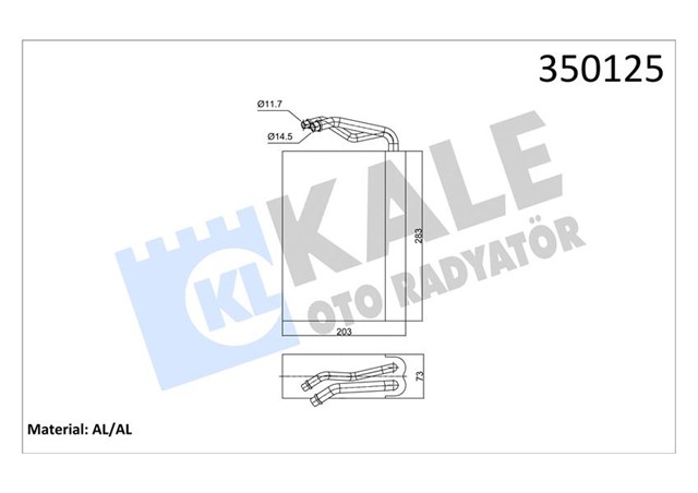 EVAPORATOR ASTRA - CALIBRA - VECTRA - VAUXHALL ASTRA - CALIBRA