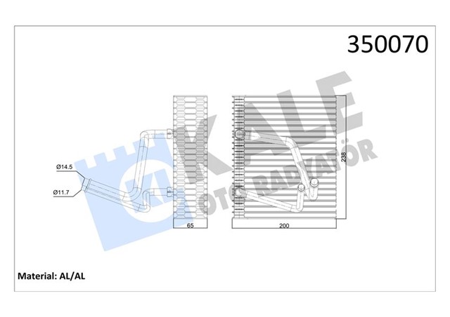 EVAPORATOR MEGANE I - SCENIC I