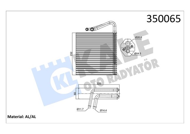 EVAPORATOR MEGANE II - SCENIC II