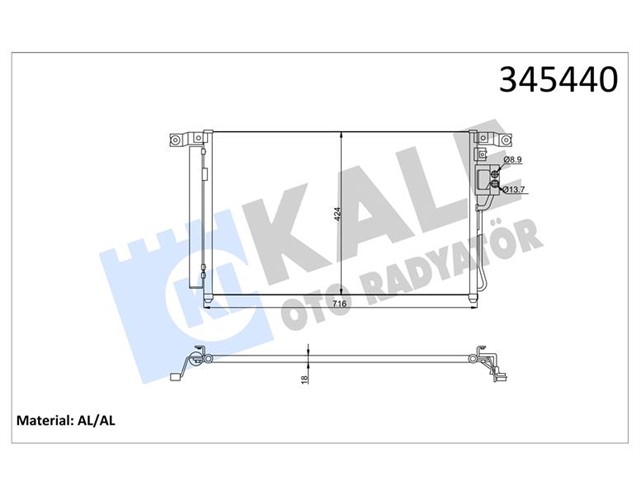 KONDENSER AL/AL SANTA F II