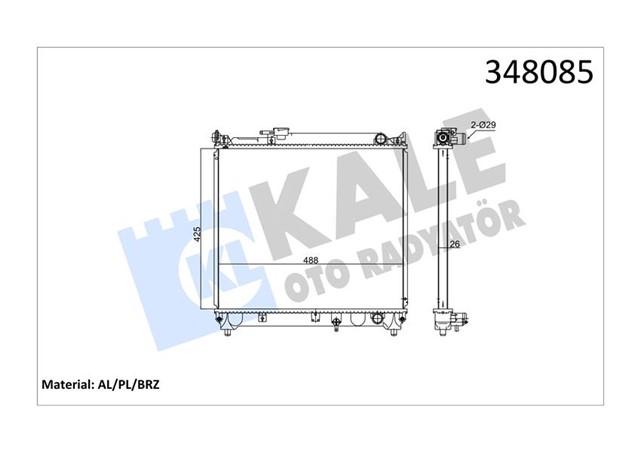 RADYATOR AL/PL/BRZ VITARA MT