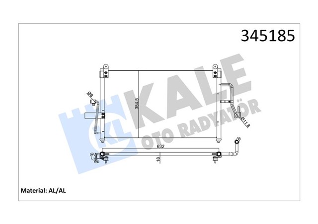 KONDENSER AL/AL NUBIRA