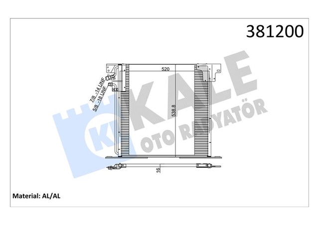 KLIMA RADYATORU MERCEDES VITO W638 97 03