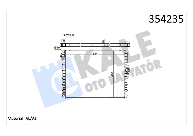 RADYATOR AL/AL 5 - 7 AT//MT