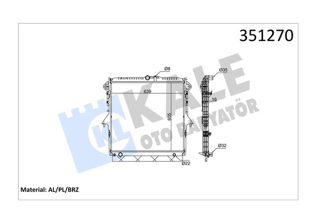 MOTOR SU RADYATOR RANGER 2.2 TDCI 11 BRAZING