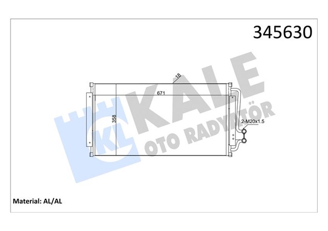 KONDENSER AL/AL BLAZER S10
