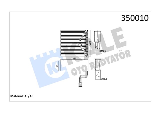 EVAPORATOR COUGAR - MONDEO