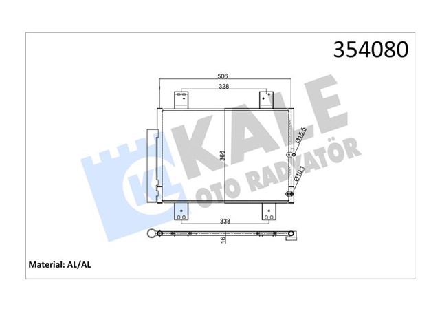 KONDENSER AL/AL DAIHATSU TERIOS