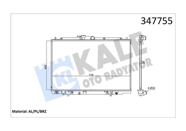 RADYATOR AL/PL/BRZ ACCORD VI COUPE AT