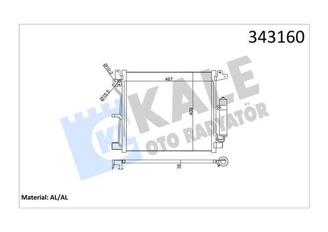 X KLIMA KONDENSERI NISSAN JUKE AL - AL